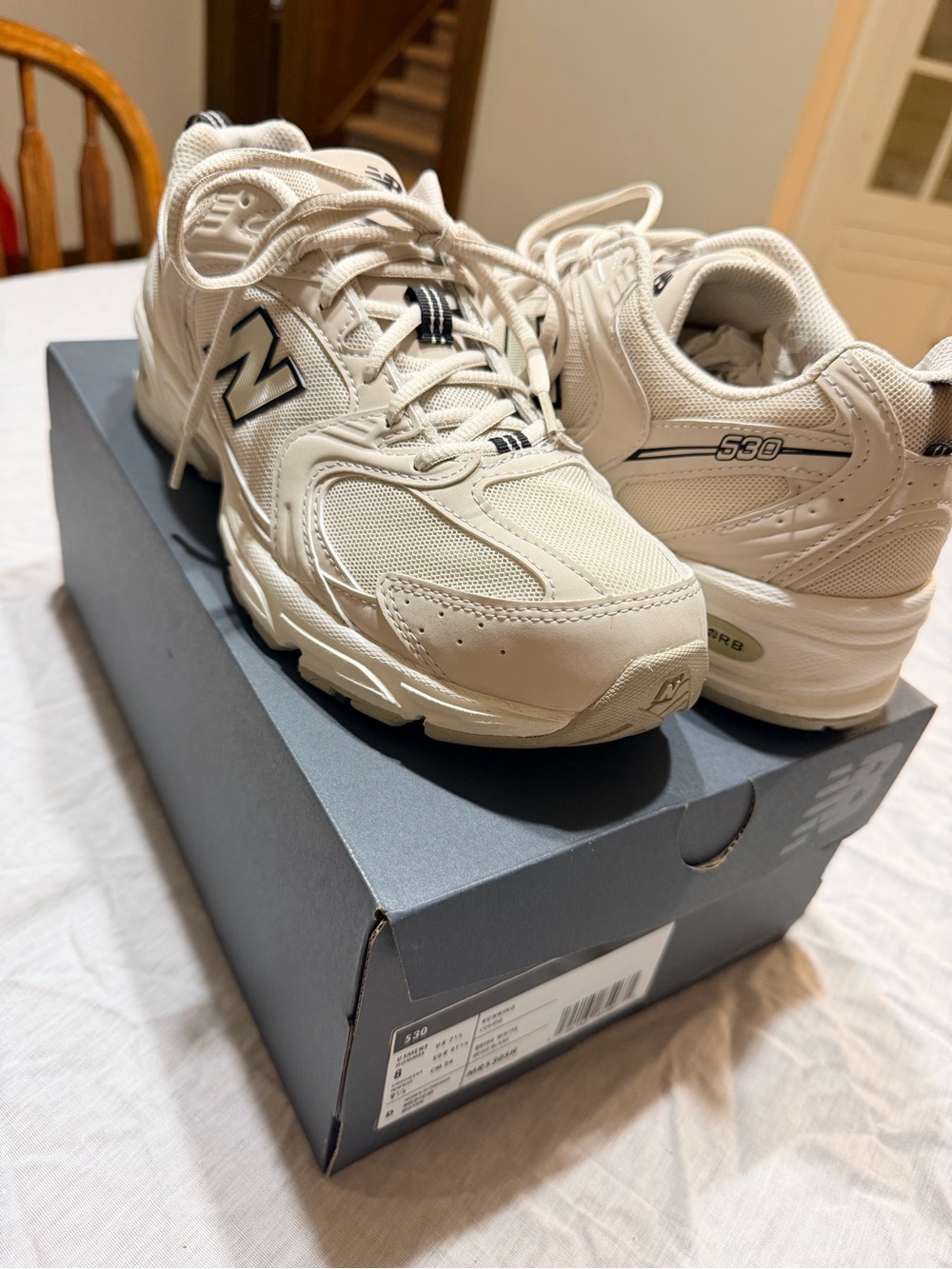 New Balance 530 Men's Sneakers in Cream/Off-White